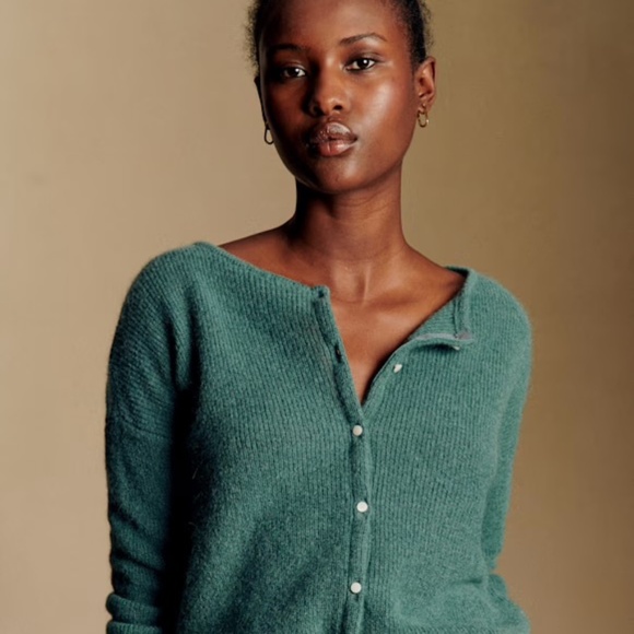 Sezane Sweaters - NWT Sezane Gaspard Cardigan in Sage Never Worn M